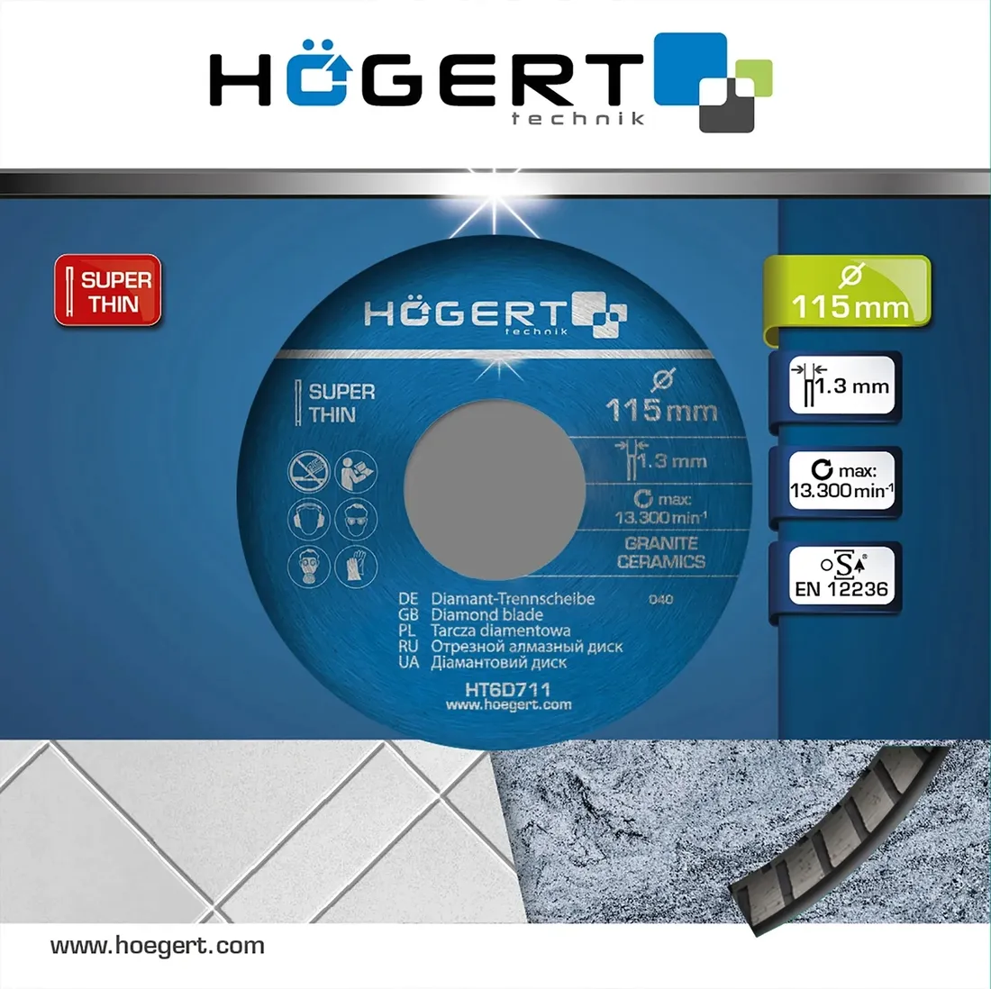 tarcza-diamentowa-super-thin-115-hogert-ht6d711-stan-nowy