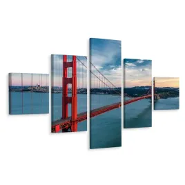 obraz-pentaptyk-most-golden-gate-widok-3d-250x150
