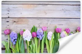 fototapeta-ozdobna-tulipany-kwiaty-wzor-3d-450x300