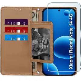 etui-z-klapka-do-xiaomi-redmi-note-14-4g-zamykane-magnetyczne-szklo-9h