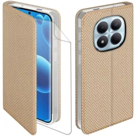 etui-z-klapka-do-xiaomi-redmi-note-15-5g-zamykane-zlote-futeral-folia
