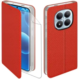 etui-z-klapka-do-xiaomi-redmi-note-15-5g-zamykane-czerwone-futeral-folia