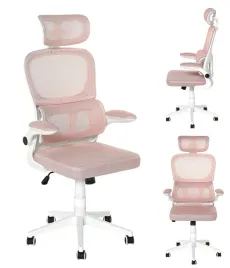 fotel-obrotowy-biurowy-ergonomiczny-rozowy-krzeslo-do-biurka-mocne