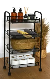 polka-lazienkowa-kuchenna-szafka-na-kolkach-regal-4-poziomowy-z-haczykami