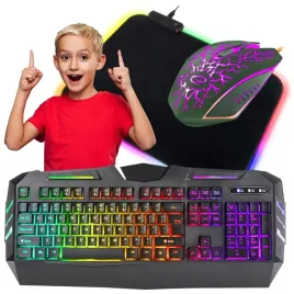 klawiatura-gamingowa-podswietlana-zestaw-mysz-gier-mata-led-rgb-pod-myszke