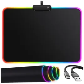 podkladka-pod-myszke-gamingowa-led-rgb-35x25-na-biurko-czarna-na-prezent