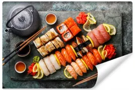 fototapeta-scienna-sushi-zestaw-nigiri-3d-400x280