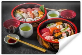 fototapeta-kuchenna-kawalki-sushi-dekor-3d-450x300