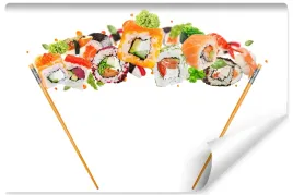 fototapeta-do-kuchni-kawalki-sushi-dekor-450x300