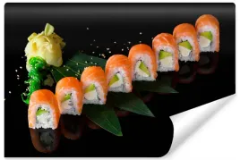 fototapeta-kuchenna-sushi-rolls-dekor-3d-400x280