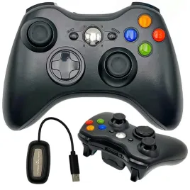 bezprzewodowy-pad-xbox-360-odbiornik-zasieg-10m-kontroler-czarny-pc
