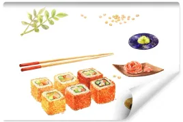 fototapeta-scienna-sushi-malowane-akwarela-450x300