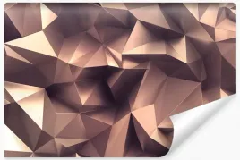 fototapeta-scienna-geometryczny-wzor-3d-450x300
