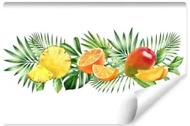 fototapeta-kuchenna-owoce-liscie-natura-3d-450x300