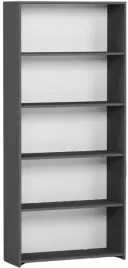 regal-80cm-z-polka-i-szafka-na-ksiazki-oraz-segregatory-model-b-80-w-kolorze-antracytowym