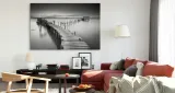 obraz-scienny-czarno-bialy-pomost-widok-3d-100x70-sposob-wykonania-druk-cyfrowy