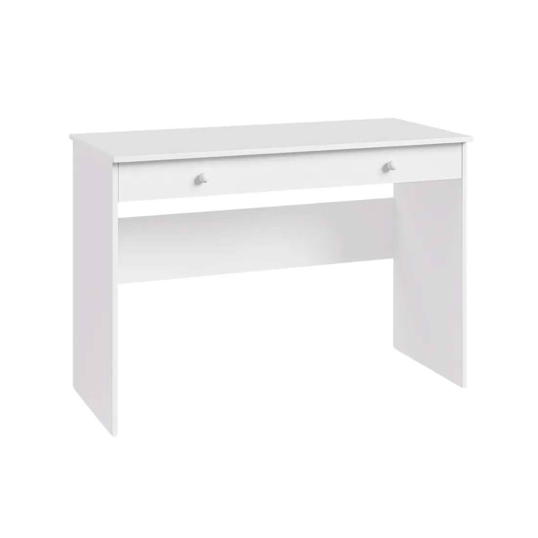 biurko-biale-komputerowe-szkolne-z-szuflada-wolnostojace-proste-basic