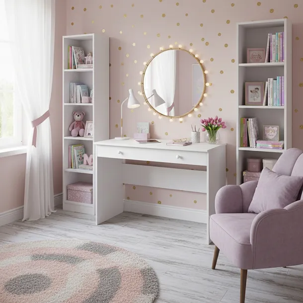 biurko-biale-komputerowe-szkolne-z-szuflada-wolnostojace-proste-basic-plec-chlopcy-dziewczynki-unisex