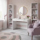 biurko-biale-komputerowe-szkolne-z-szuflada-wolnostojace-proste-basic-plec-chlopcy-dziewczynki-unisex