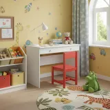 biurko-biale-komputerowe-szkolne-z-szuflada-wolnostojace-proste-basic-material-blatu-plyta-laminowana