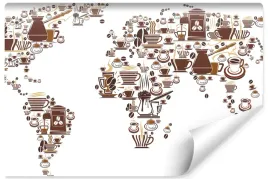 fototapeta-do-kuchni-kawowa-mapa-swiata-450x300