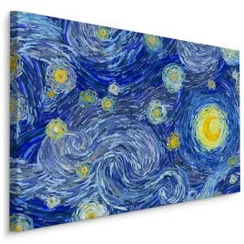obraz-gwiazdzista-noc-niebo-styl-van-gogha-120x80