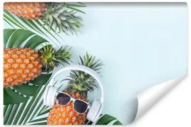 fototapeta-do-kuchni-ananasy-owoce-okulary-450x300