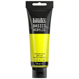 farba-akrylowa-liquitex-basics-color-118ml-tuba-981-fluorescent-yellow