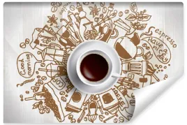 fototapeta-do-kuchni-kawa-espresso-rysunki-450x300