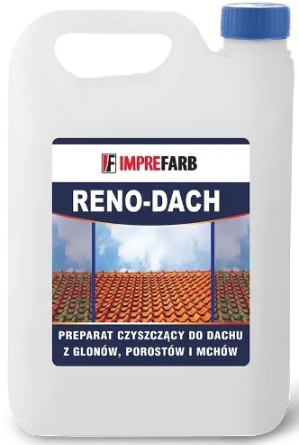 Imprefarb RENO-DACH 5L środek do czyszczenia dachu z mchów glonów porostów