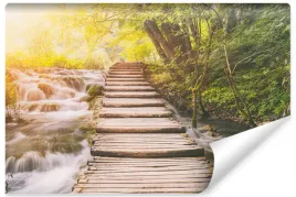 fototapeta-slonce-krajobraz-wodospad-3d-450x300