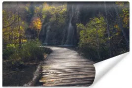 fototapeta-wodospad-jeziora-plitwickie-3d-450x300