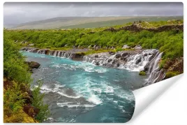 fototapeta-krajobraz-wodospad-islandia-3d-400x280