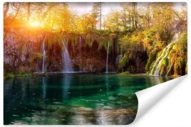 fototapeta-wodospad-chorwacja-slonce-3d-450x300