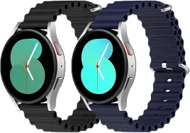 2xpasek-do-zegarka-samsung-galaxy-watch-5-4-3-silikonowy-czarny-niebieski-2