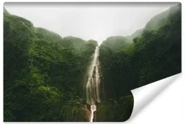 fototapeta-panorama-wodospad-las-zielen-3d-400x280