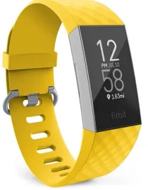 pasek-do-zegarka-fitbit-charge-3-4-zolty-silikon-wodoodporny
