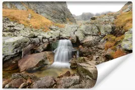 fototapeta-kamienisty-wodospad-skaly-3d-450x300