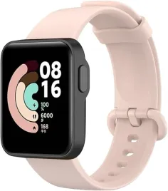 pasek-do-zegarka-jasny-roz-xiaomi-mi-redmi-watch-lite-silikonowy