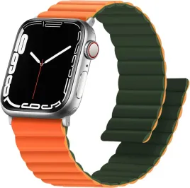 pasek-do-apple-watch-5-6-7-8-9-10-se-ultra-44-45-46-49-pomaranczowo-zielony