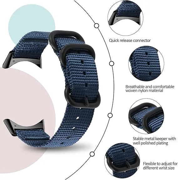 pasek-do-zegarka-google-pixel-watch-niebieski-nylonowy-casual-basic