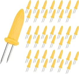 40x-szpikulec-uchwyt-do-kolby-kukurydzy-zolty-zestaw-widelec-grillowy