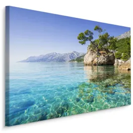 obraz-do-salonu-morze-w-chorwacji-widok-3d-120x80