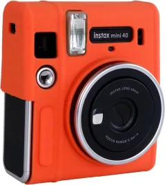 etui-do-aparatu-instax-mini-40-pomaranczowe-silikonowe-ochronne