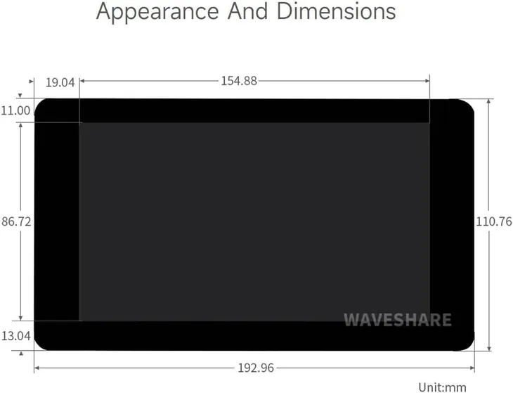 waveshare-wyswietlacz-dotykowy-7-do-raspberry-pi-4b-3b-3a-cm3-4-rodzaj-wyswietlacz