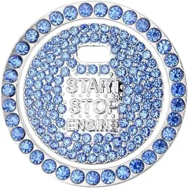 naklejka-start-stop-engine-silnik-niebieski-krysztalki-blyszczace-cyrkonie