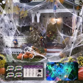 4x-dekoracja-na-halloween-160g-pajeczyna-40x-pajak-4x-lampki-led