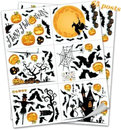 naklejki-na-okno-halloween-straszne-wzory-dynie-nietoperze-wiedzmy-kot