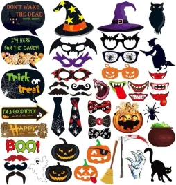 47x-rekwizyty-gadzety-fotograficzne-zestaw-do-fotobuki-na-halloween-mix