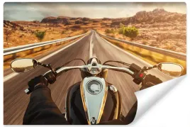 fototapeta-do-biura-chopper-motocykl-droga-450x300